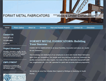 Tablet Screenshot of formit-metal-fabricators.net
